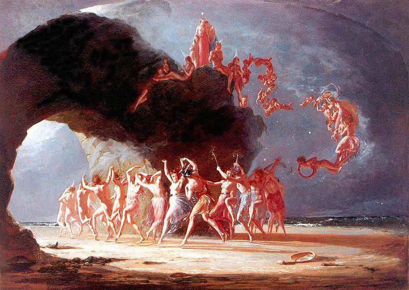 Richard Dadd Come unto These Yellow Sands oil painting image